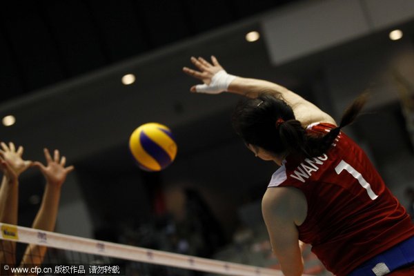 Wang Yimei led China's attack against Argentina with 16 points.