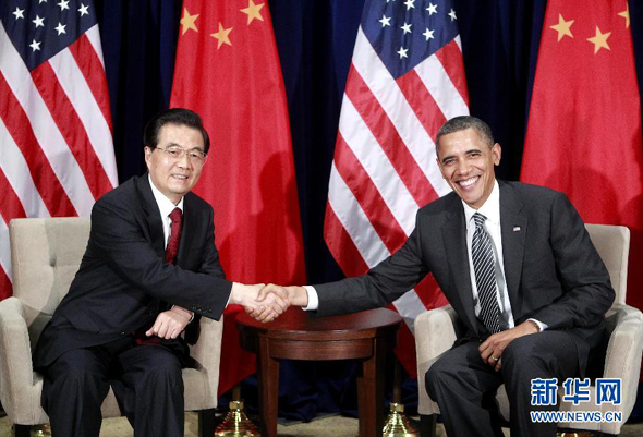 Chinese President Hu Jintao Meets With U.S. President Barack Obama In ...