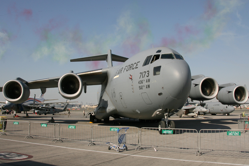 The Dubai International Airshow which kicked off Sunday. As the leading aviation event in the Middle East, the biannual Dubai airshow runs until Thursday. Organizers said fair this year will be the biggest yet and expects some 55,000 professional visitors. 