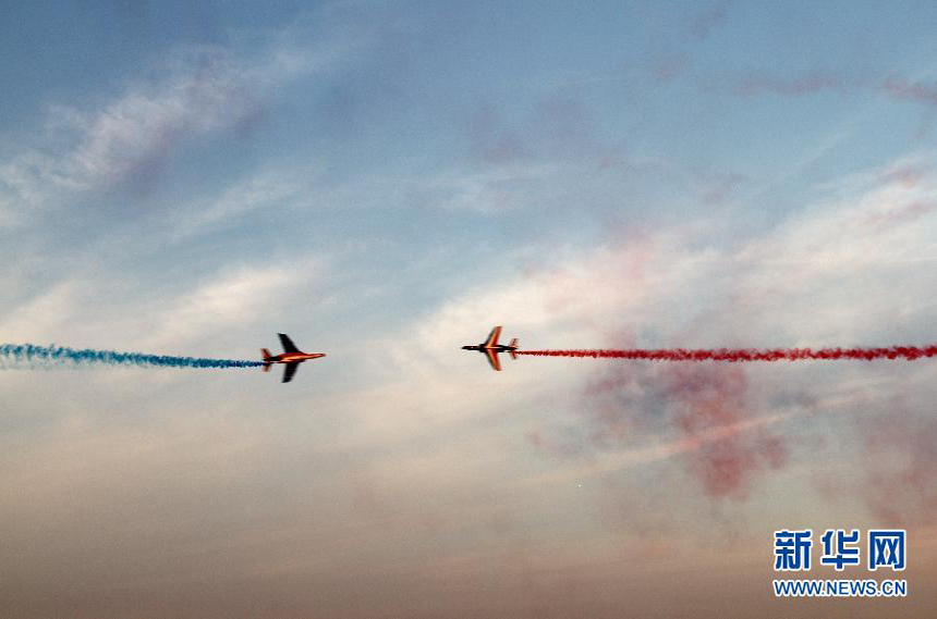 The Dubai International Airshow which kicked off Sunday. As the leading aviation event in the Middle East, the biannual Dubai airshow runs until Thursday. Organizers said fair this year will be the biggest yet and expects some 55,000 professional visitors. 