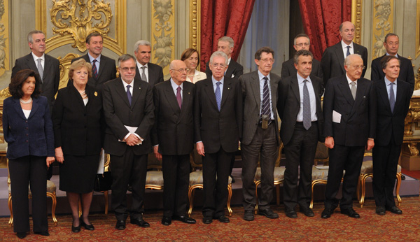 Monti Sworn In As Italian Pm China Org Cn