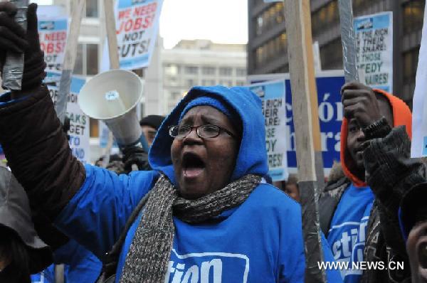 US-CHICAGO-OCCUPY PTOTESTERS 