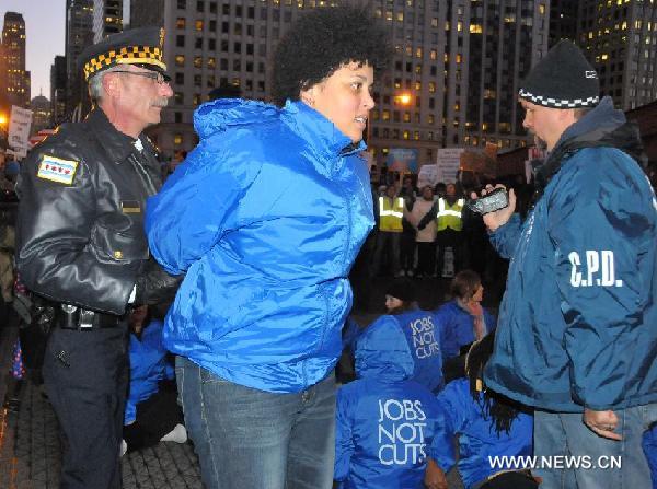 US-CHICAGO-OCCUPY PTOTESTERS 