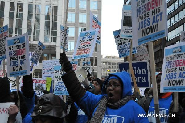 US-CHICAGO-OCCUPY PTOTESTERS 