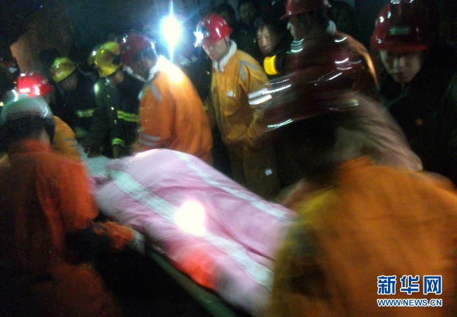 Five of the 12 miners trapped underground a caved-in coal mine in north China's Inner Mongolia Autonomous Region have been rescued by 10:15 a.m. Saturday, rescue headquarters said.