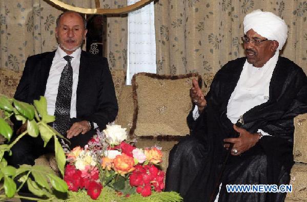 SUDAN-LIBYA-JALIL-AL-BASHIR-MEETING