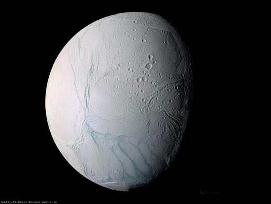 Enceladus, one of the 'top 10 livable alien worlds' by China.org.cn.