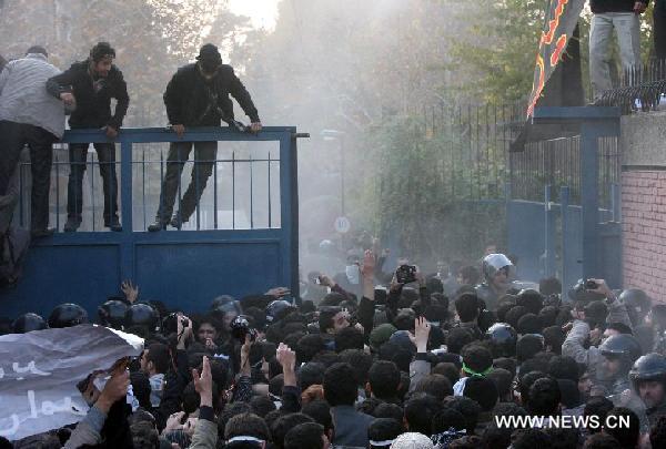 IRAN-TEHRAN-PROTEST-BRITISH EMBASSY