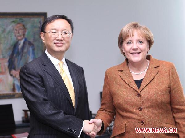 GERMANY-CHINA-YANG JIECHI-MERKERL-MEETING