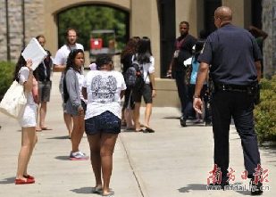 Two people were dead after a shooting on Dec. 8, 2011, at the Blacksburg, VA. campus of Virginia Polytechnic Institute and State University (Virginia Tech). [Photo:nfdaily.cn] 