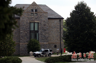 Two people were dead after a shooting on Dec. 8, 2011, at the Blacksburg, VA. campus of Virginia Polytechnic Institute and State University (Virginia Tech). [Photo:nfdaily.cn] 