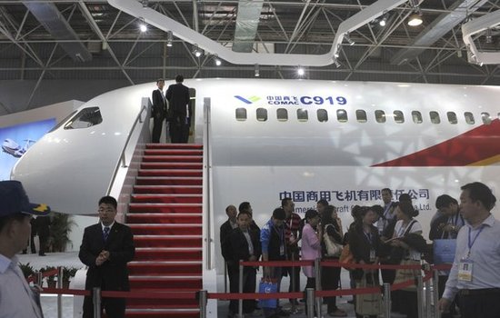 China's homegrown C919 large passenger plane [File photo]