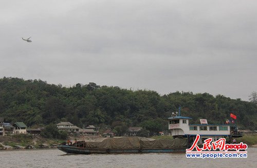 After more than two months of idleness, Mekong River in northern Thailand became alive again with the arrival of ten Chinese cargo ships.