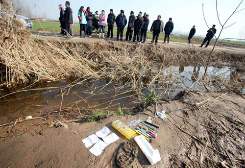 The bus accident claimed 15 young lives in east China's Jiangsu Province on Monday.