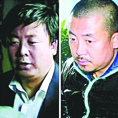 Ji Siguang (R) and the Counterespionage Bureau official he played in 'Lurk'. [File photo] 吉思光（右）和他在《潜伏》中饰演的保密局官员 [资料图片]