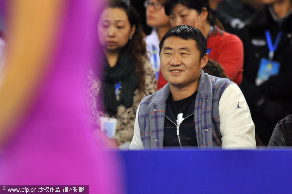 'Li Na and Friends' exhibition in Wuhan on Dec.18, 2011.