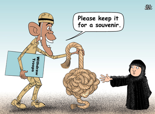 Leaving a little problem behind [By Jiao Haiyang/China.org.cn]