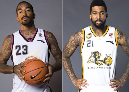 J.R.Smith and Wilson Chandler joined CBA teams during NBA lockout. 