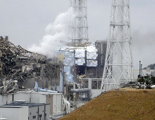 Fukushima Daiichi power plant after blast [Photo/People's Daily]