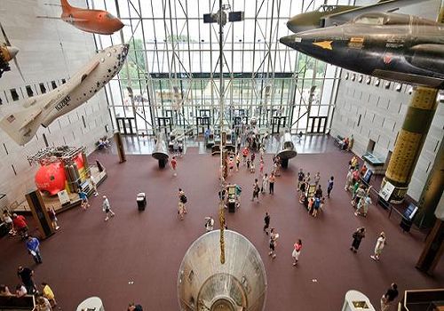 National Air and Space Museum, Washington, DC, one of the 'Top 10 most-visited museums in the world'.