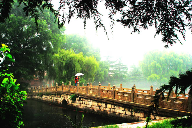 Laolongwan scenic spot in Shandong