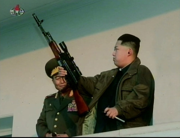 The Democratic Republic of Korea (DPRK) state TV marked new leader Kim Jong Un's birthday on Sunday with a documentary film which highlights his experience in leading the country's military. [Photo from sina.com.cn]