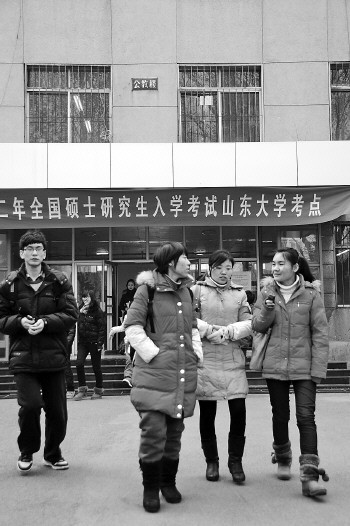 Entrance exam for postgraduate studies begins in Shandong