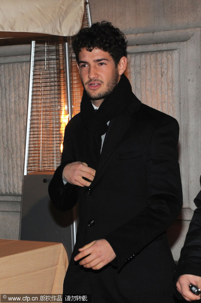 Alexandre Pato attends the AC Milan Christmas Party at the Royal Pavilion at the Central Station on December 14, 2011 in Milan, Italy.