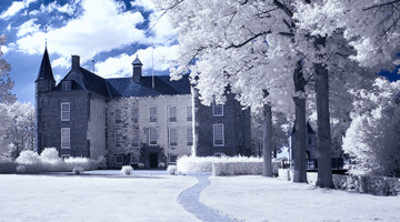 Miami in infrared ray photo