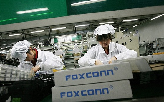 Foreign media reported that a group of Foxconn workers protested recently in its Wuhan factory. [File photo]
