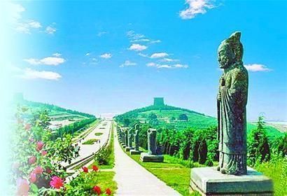 The Qianling Mausoleum in Shaanxi Province