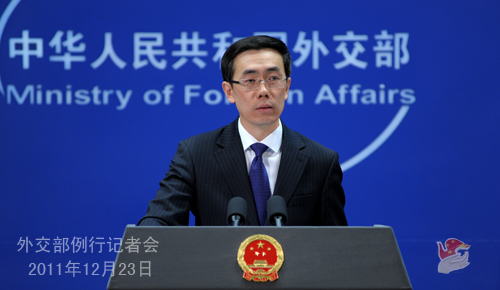 Foreign Ministry spokesman Liu Weimin[File photo] 