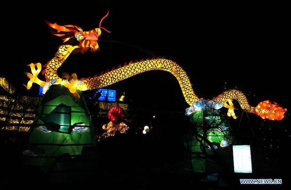 Lanterns lit to celebrate Spring Festival in Shandong