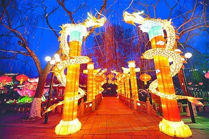 Lanterns lit to celebrate Spring Festival in Shandong