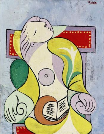 Pablo Picasso's La lecture, one of the 'Top 10 highest priced artworks sold in 2011' by China.org.cn.