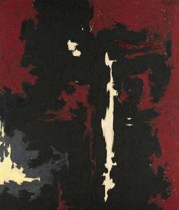 Clyfford E. Still's 1949 A No.1, one of the 'Top 10 highest priced artworks sold in 2011' by China.org.cn.