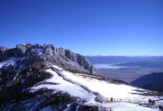 Shika Snow Mountain, one of the 'Top 8 February destinations in China' by China.org.cn.
