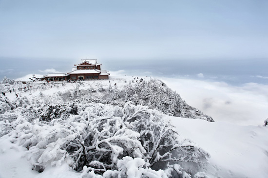 Emei Mountain, one of the 'Top 8 February destinations in China' by China.org.cn.