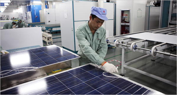 U.S. Commerce Department is expected to reach a final ruling on anti-subsidy duties on China-imported solar panels on March 2. [File photo]