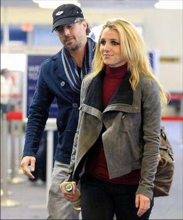 Britney Spears and her  fiance Jason Trawick