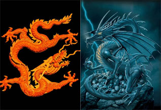 中国龙 VS 西方龙