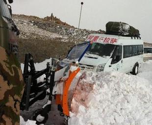 55 rescued from snow-hit Tibet highway
