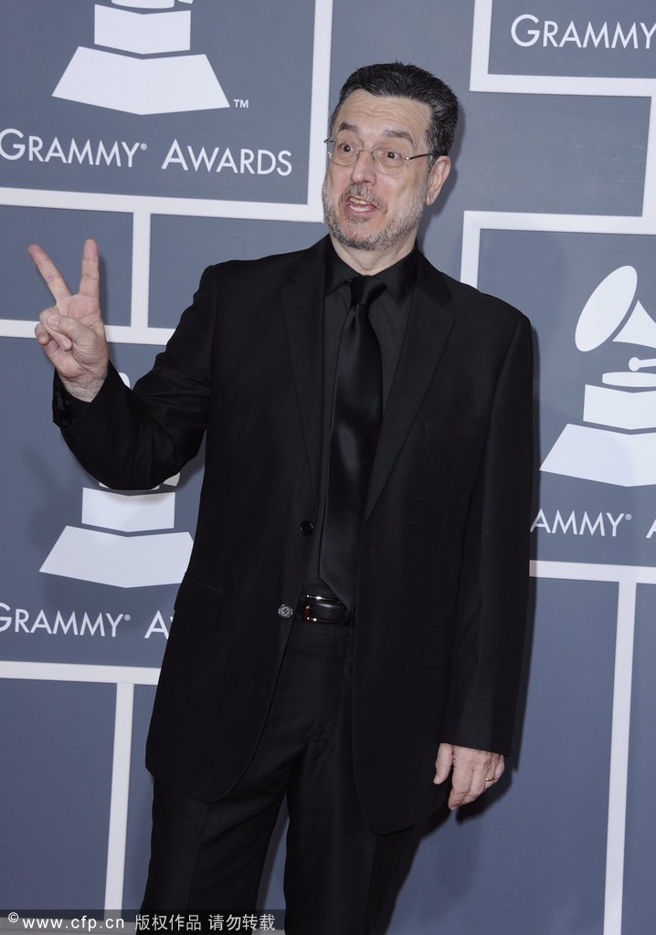 Argentinean musician Carlos Franzetti arrives for the 54th Annual Grammy Awards at the Staples Center in Los Angeles, California, USA 12 Feb. 2012.