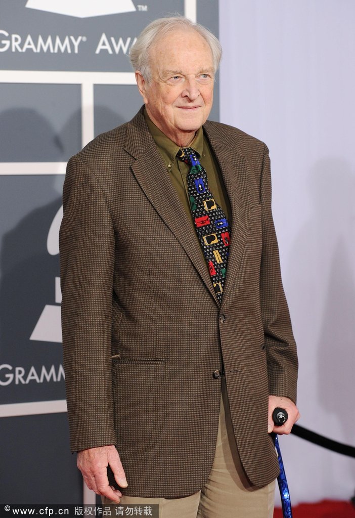 Musician Chris Strachwitz arrives at the 54th Annual Grammy Awards held at Staples Center on Feb. 12, 2012 in Los Angeles, California.