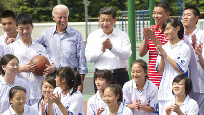 Chinese VP meets Biden