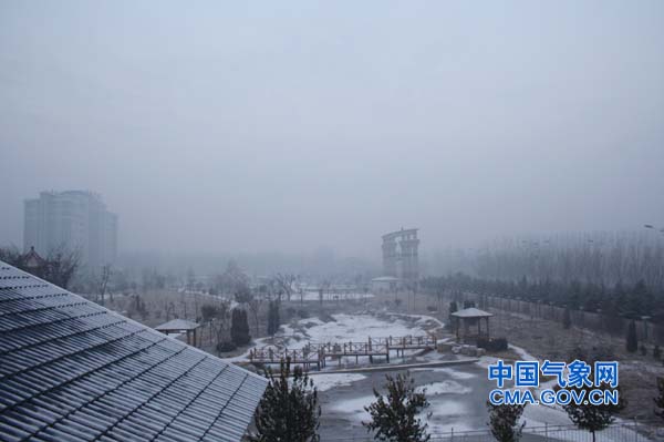 Shandong witnesses heavy snow