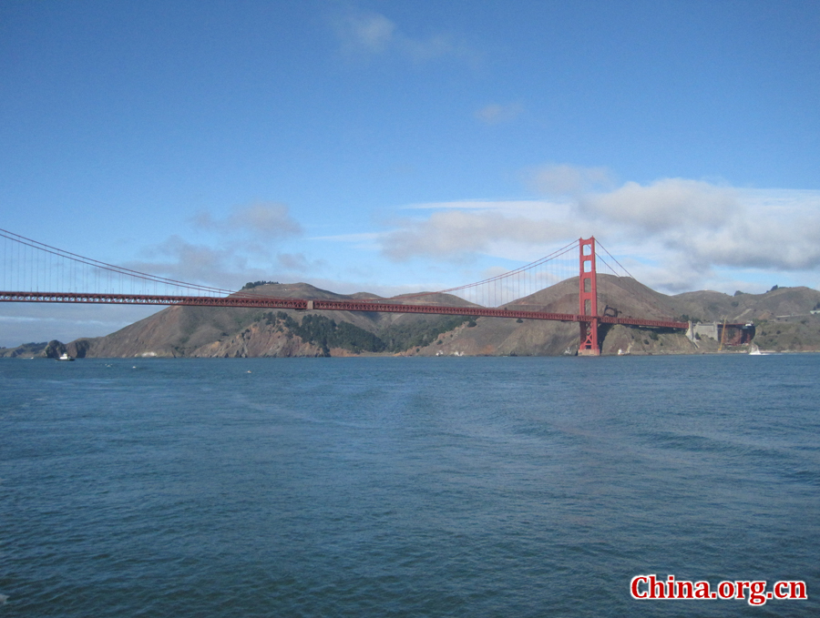 Photo shows the Golden Gate Bridge, San Francisco,the United States. [China.org.cn /Photo by Chen Xia]