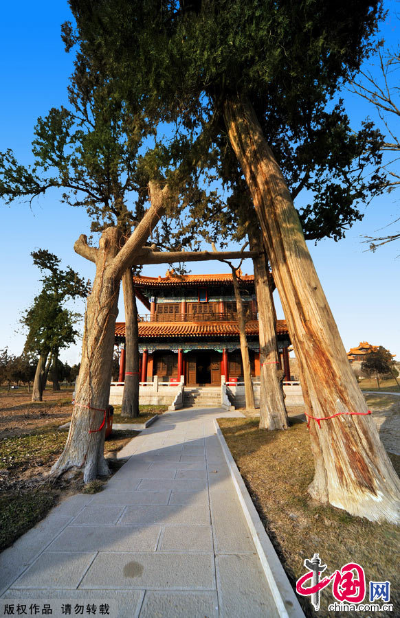 Xiyue Temple is located at the foot of the Huashan mountains in northwest China's Shaanxi province. The temple used to be a place where the emperors worship the god of the Huashan Mountains. The temple, which was named 'the Forbidden City of Shaanxi', covers an area of 120,000 square meters. It is also the biggest and the oldest temple among all the temples in the five great mountains in China. [China.org.cn] 