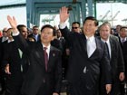 Chinese Vice President arrives in Los Angeles