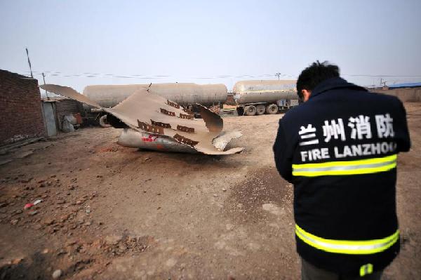 CHINA-LANZHOU-XIGU-TANK TRUCK-EXPLOSION (CN)